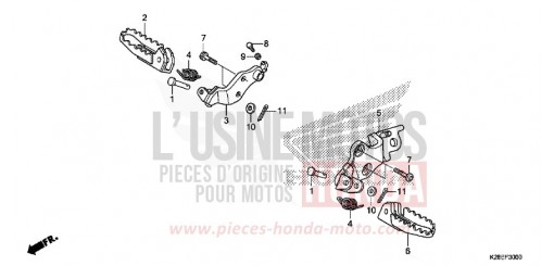 MARCHE CRF125FN de 2022